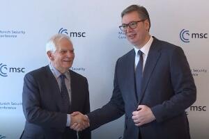 Вучић са Борељом у Минхену: Србији снажно замерено због неувођења санкција Русији