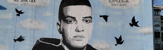 Mural preminulom mladiću u Kraljevu