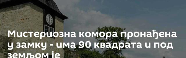 Мистериозна комора пронађена у замку - има 90 квадрата и под земљом је
