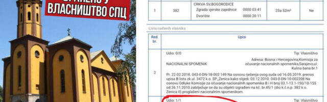 Gujon pozdravio vraćanje crkve u Zenici SPC, ali podseća na kršenje imovinskih prava Srba u FBiH