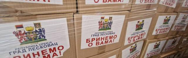 Grad Leskovac pripremio je ukupno 242.000 paketa za penzionera i stanovnika u stanju socijalne potrebe
