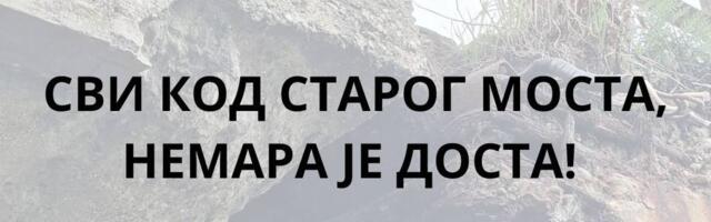 Sutra protest kod Starog mosta u Kraljevu