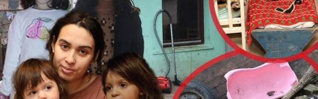 DEVOJČICE KOJE NEĆE NI ZAPAMTITI TATU! Samohrana majka četiri devojčice vodi tešku životnu borbu: "Kupam ih u kadici, a u toalet idu napolju" (FOTO, VIDEO)