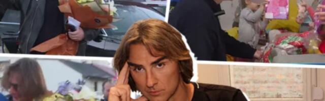 Nakon što je porodici Lukić izgradio kuću iz snova, Željko Mitrović posetio sedmoro mališana i baku Mariju: Doneo im novogodišnje poklone i POLA MILIONA dinara!