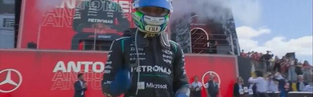 Ferari je brz, ali je Mercedese u ovom trenutku ipak brži! Kimi Antoneli prestigao Hamilton i osvojio trku u Silverstonu