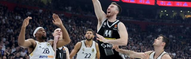 Real utišao "Arenu": Veliki pad skupo koštao Partizan