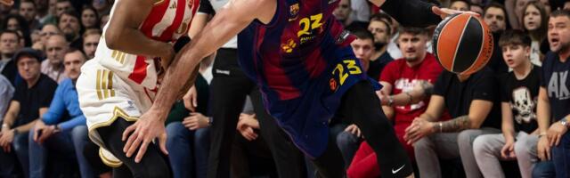 (POLUVREME) ZVEZDA GUBI NA SVOM TERENU: Barselona kontroliše utakmicu, crveno-beli uhvatili priključak tek na kraju!