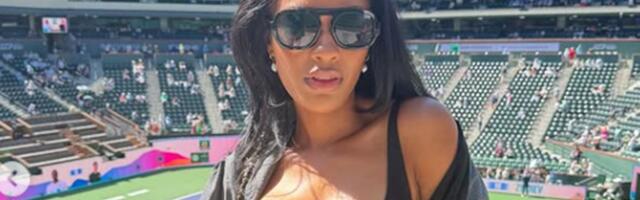 Devojka američkog tenisera zapalila mreže: Nekada bila teniserka, u dekolteu bodrila dečka na Indijan Velsu