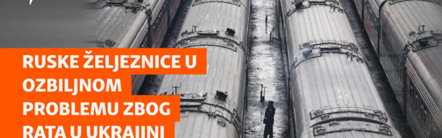 Ruske željeznice u ozbiljnom problemu zbog rata u Ukrajini