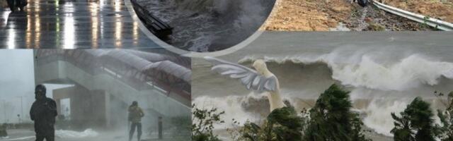 SUPERTAJFUN RAZORIO OSTRVA! Hiljade domova ostalo BEZ STRUJE, talasi GUTAJU obalu! (VIDEO)