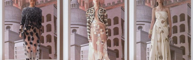Kejt Mos i Kristi Tarlington predstavljaju novu kolekciju Fendi Couture