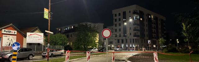 Zbog urušavanja gradilišta promenjen režim saobraćaja kod hotela “Morava“, snabdevanje vodom normalizovano