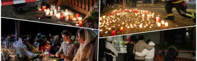 UŽIVO DAN POSLE POŽARA U ŠVAJCARSKOM SKIJALIŠTU: Porodice tragaju za svojim najmilijama, među njima i Srbin! Ljudi polažu cveće i pale sveće! (FOTO/VIDEO)