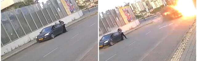 ZASTRAŠUJUĆI SNIMAK UDARA IRANSKE RAKETE: Žena izlazi iz auta, gleda u nebo - u tom trenutku počinje PAKAO! Srušila se u SEKUNDI, horor scene u Izraelu (VIDEO)