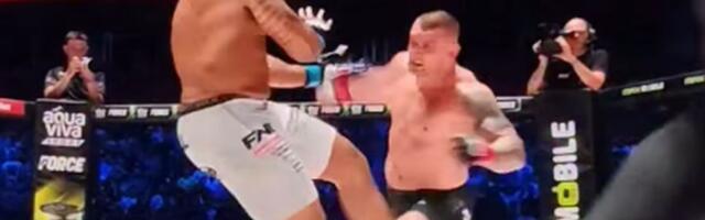 Brutalan nokaut Darka Stošić! Srbin "ćekićem" poslao džina iz Amerike na spavanje, gorele i baklje u Areni