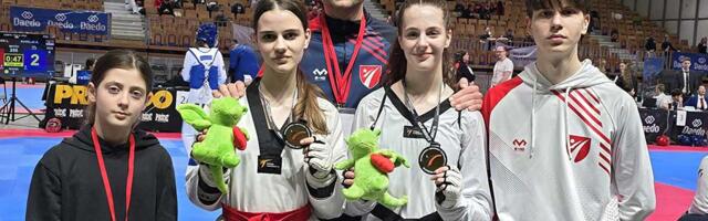 Tekvondo klub Proleter osvojio dva zlata u Ljubljani i obezbedio plasman na Svetsko prvenstvo