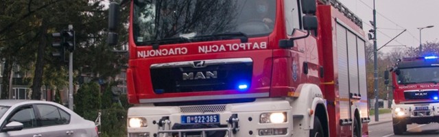 Požar na Zvezdari, jedna osoba prevezena u bolnicu