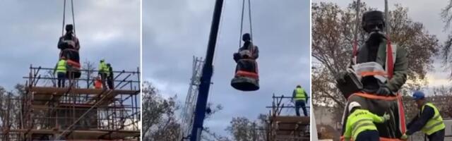 Vukov spomenik demontiran nakon 85 godina, odlazi za Smederevo (VIDEO)