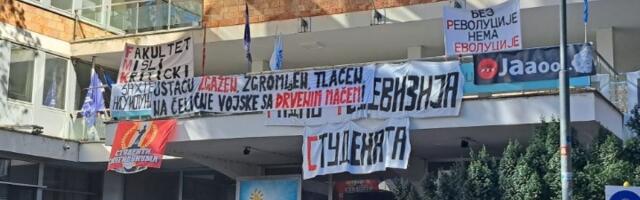 RTS poslao poruke: Glavna tema - STUDENTI (FOTO)