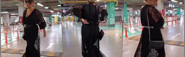 BACILA KAPUT NASRED GARAŽE PA UMALO PALA: Ana Nikolić prvo pretila Raletu da će mu polomiti sve prste a onda se snimala u providnoj čipki i teturala se