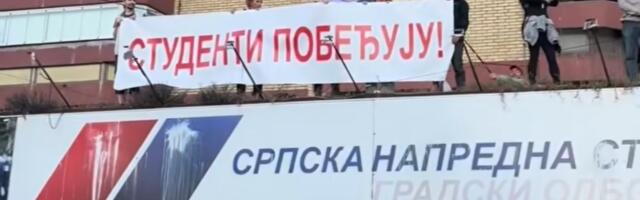 Studenti i građani u Nišu: „Nećemo ćutati na gaženja, odgovaraćete pred zakonom“