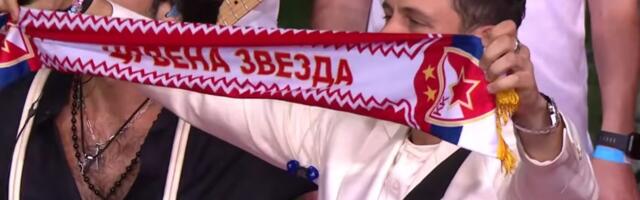 Miloš Biković zapalio stadion u Rusiji, a onda pokazao šal Crvene zvezde: Nastalo ludilo - "Ljubim vas braćo"