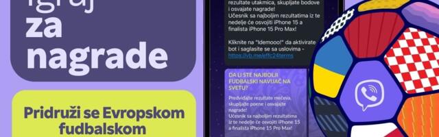 Nagradna igra na Viberu povodom Evropskog prvenstva