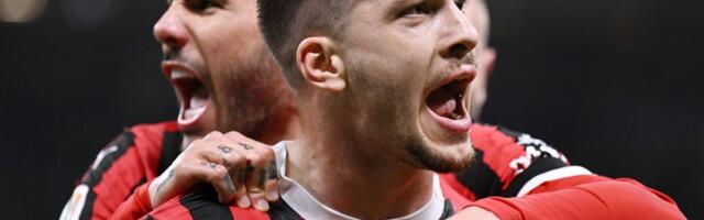 Razgoropadio se Luka Jović: Dva gol Srbina u derbiju protiv Intera u polufinalu Kupa Italije