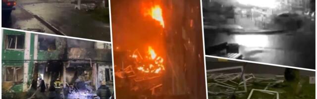 STRAŠNA EKSPLOZIJA U RUSKOM GRADU, DIREKTAN POGODAK! Ukrajinski dron se zario U STAMBENU ZGRADU u Tveru na 180 km od Moskve, vije se dim (VIDEO)