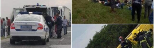 KRIVIČNA PRIJAVA PROTIV VOZAČA MINI-BUSA ZA NEZGODU KOD ŠIMANOVACA! Jedan kolega mu nastradao, 20 povređeno!