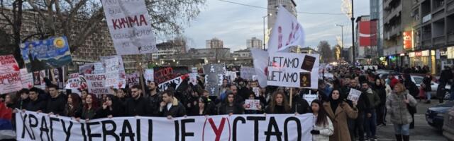 Studenti pozivaju na protestnu šetnju od zgrade BIA-e do prostorija SNS-a zbog napada na kolege u Novom Sadu