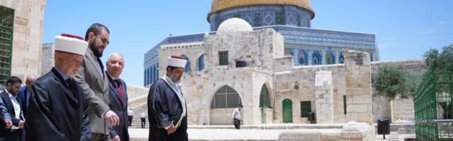 Ministar Zukorlić završio posjetu Palestini uz velike počasti od čuvara svetog Al Aksa kompleksa