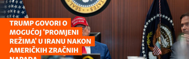 Trump govori o mogućoj 'promjeni režima' u Iranu nakon američkih zračnih napada
