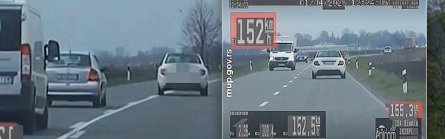 Bahatosti nema kraja: Vozio preko 200 na putu u Rumenki gde je ograničenje 60, i to mu nije jedini težak prekršaj (VIDEO)