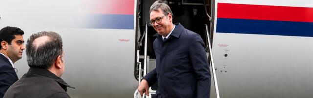 Вучић се у Бакуу састао са председником Азербејжана Илхамом Алијевим
