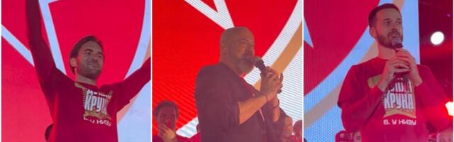 "Sa svojim saborcima, sa svojom braćom!" Dejan Stanković govorom zapalio atmosferu na proslavi titule /VIDEO/