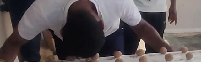 HIT Oborio Ginisov rekord u razbijanju oraha GLAVOM (VIDEO)