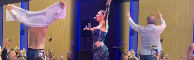 Bomba s Jahorine! Mamić se popeo na sto, pa POKIDAO košulju uz "Kad bi bio ranjen" - Ceca ga bacila u trans