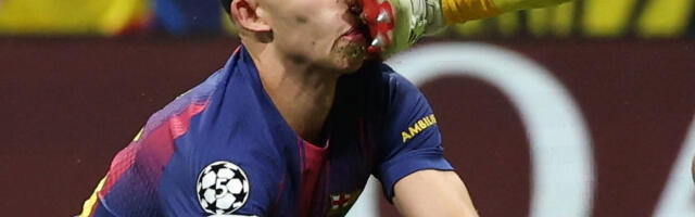 Uznemirujuće: Fermin dobio kopačku u glavu, ali bukvalno, krv lila po terenu (FOTO)