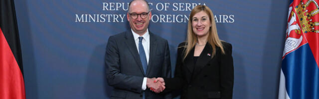 Јовановићева са немачким државним секретаром о развојним пројектима Србије
