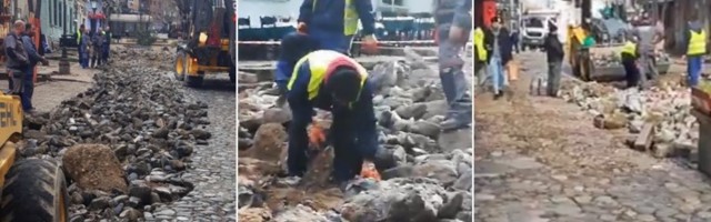 Skadarlija opet raskopana, građani besni na Vesića