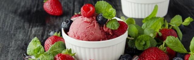 Domaći sladoled od malina