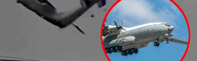 AVION SE PRELOMIO U VAZDUHU, PA UZ EKSPLOZIJU PAO NA ZEMLJU: Snimak rušenja gigantskog ruskog "antonova", svima pažnju privukao jedan detalj (VIDEO)