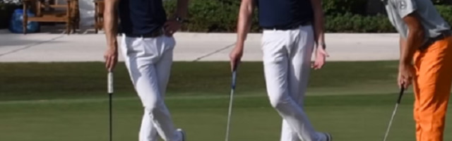 Igrali su golf, a onda im se prišunjala OVA NEMAN! Džinovski gost na terenu ih je ZAPREPASTIO! (VIDEO)
