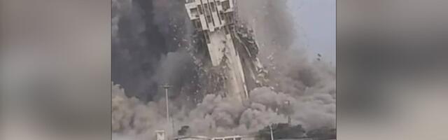 Ovako sada izgleda toranj s kojeg je Iran kontrolisao Ormuski moreuz! Amerikanci ga sravnili