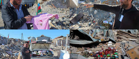 Pod ruševinama raketiranja, Azerbejdžanci žale za najmilijim
