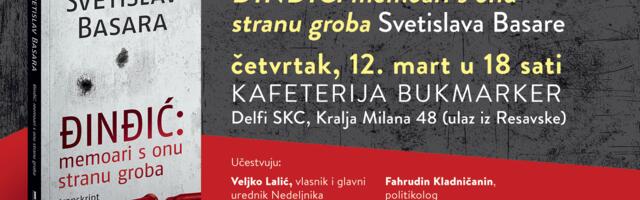Promocija romana „Đinđić: memoari s onu stranu groba“ Svetislava Basare 12. marta