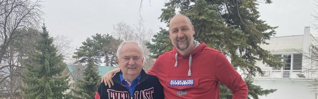 Dino Rađa u Beogradu, ugostio ga Boža Maljković