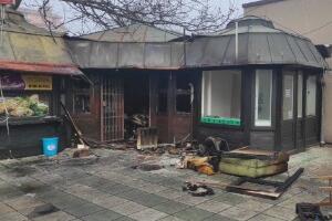 Пожар у киоску у Врњачкој Бањи, страдао мушкарац