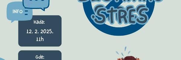Blokiraj stres: Udruženje NSNP organizuje radionicu za mlade